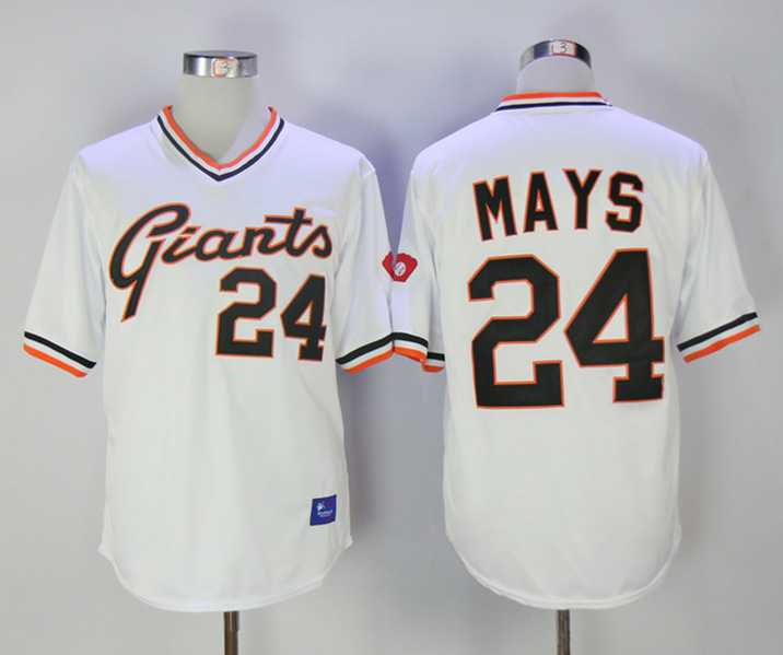San Francisco Giants #24 Willie Mays Mitchell And Ness White Stitched Jersey,We sell and wholesale San Francisco Giants #24 Willie Mays Mitchell And Ness White Stitched Jersey on line form chian!